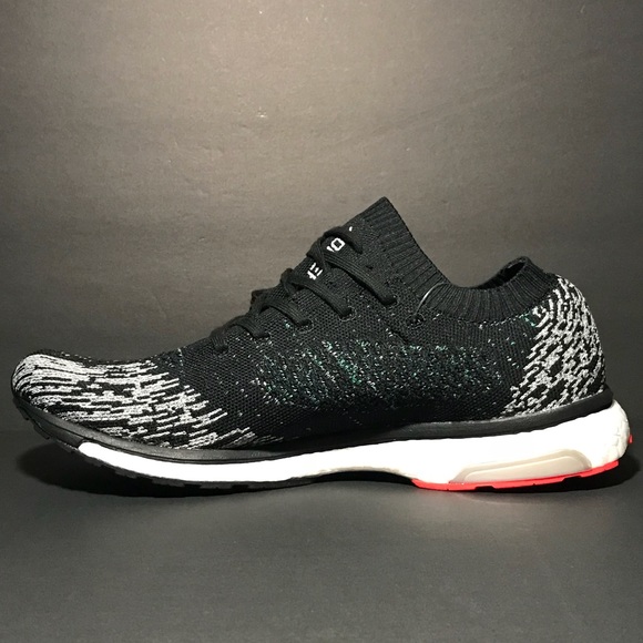New Adidas Adizero Prime Boost Blk/Wht/Gry - Picture 3 of 8